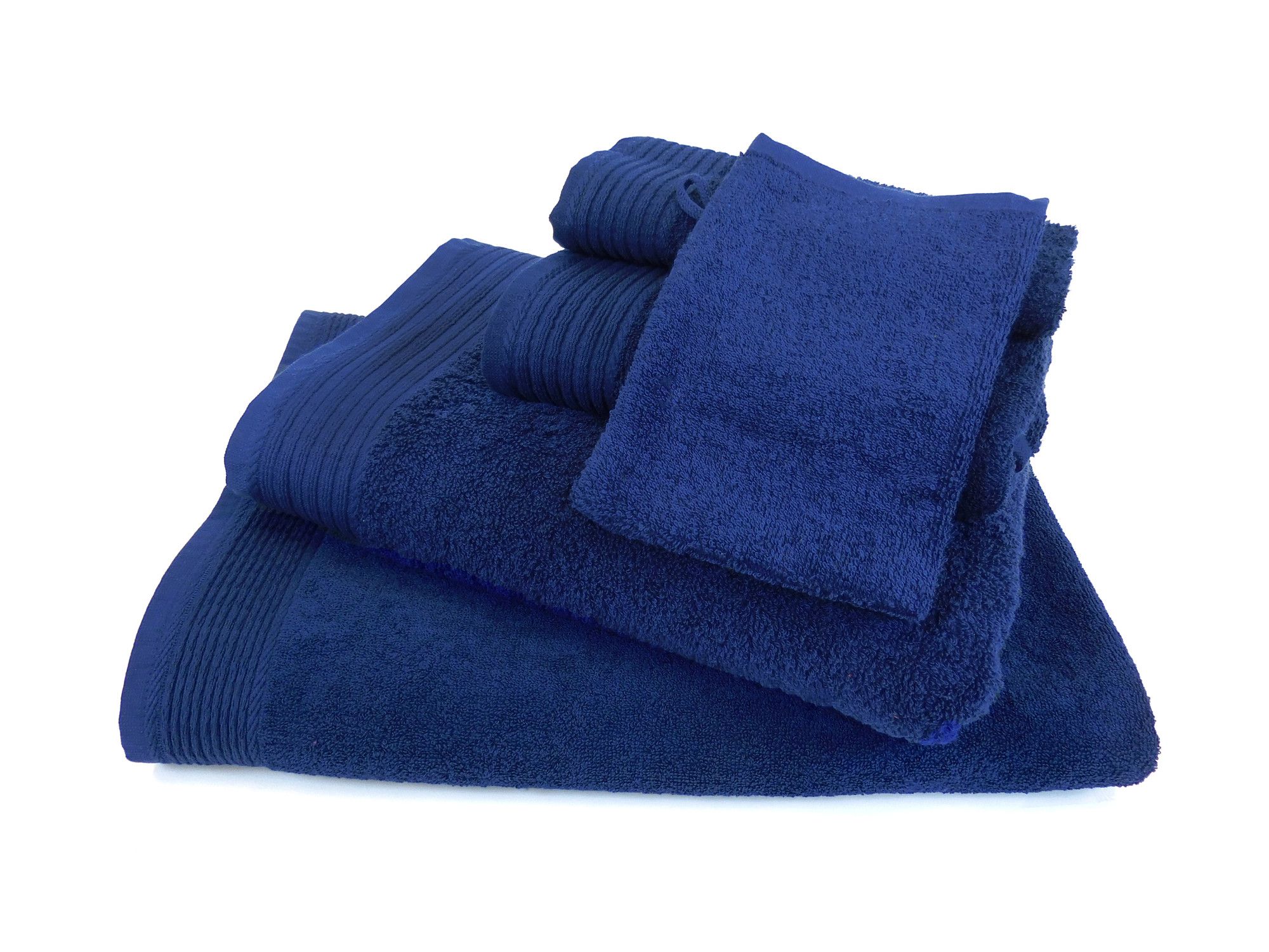 The One basic pakket badtextiel 450 gram Donker blauw - 18 stuks