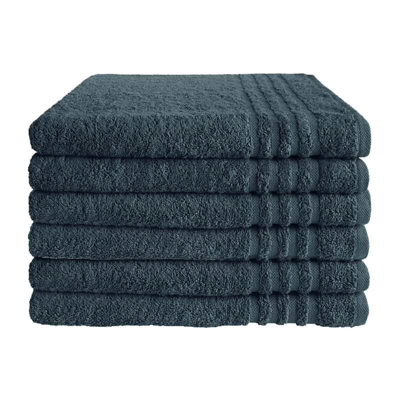 Byrklund Handdoek 70x140 cm 500gram Donkerblauw - 6 stuks