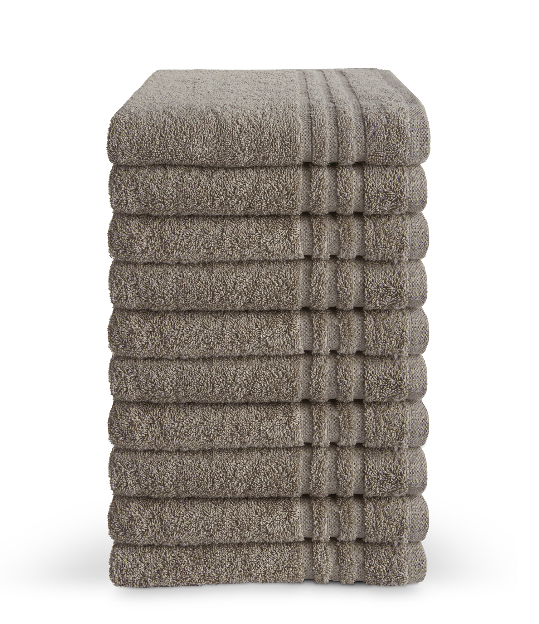 Byrklund Handdoek 70x140 cm 500gram Taupe - 10 stuks