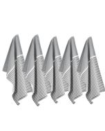 Byrklund Theedoek Dry Dishes Grijs - 5 stuks