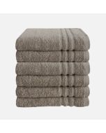 Byrklund Handdoek 50 x 100 cm Taupe - 6 stuks