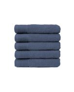 The One Badhanddoek Voordeelpakket 450 gram 70x140 cm Faded Denim (5 stuks) 