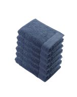 Walra Remade Cotton Handdoek 70 x 140 cm 550 gram Blauw - 6 stuks