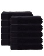 The One Badhanddoek Black 10 stuks