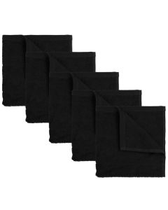 The One Keukendoek 50 x 50 cm Zwart - 5 stuks
