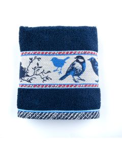 Bunzlau Castle Keukendoek Birds Donkerblauw