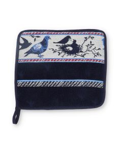 Bunzlau Castle Pannenlap Birds Donkerblauw
