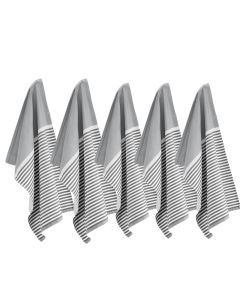 Byrklund Theedoek Dry Dishes Grijs - 5 stuks