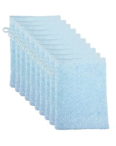 The One Voordeelpakket Washandjes Lichtblauw - 10 stuks
