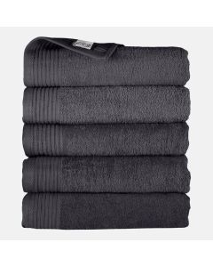 The One Badhanddoek 450 gram 70x140 cm Antraciet (5 stuks) 
