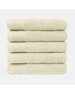 The One Handdoek Deluxe 50x100  550 gr Ivoor (5 stuks)