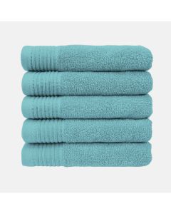 The One Handdoek Deluxe 50x100  550 gr Petrol (5 stuks)