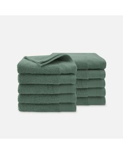 Walra Soft Cotton Handdoeken 60 x 110 cm - 550 gr/m² - Legergroen - 10 stuks