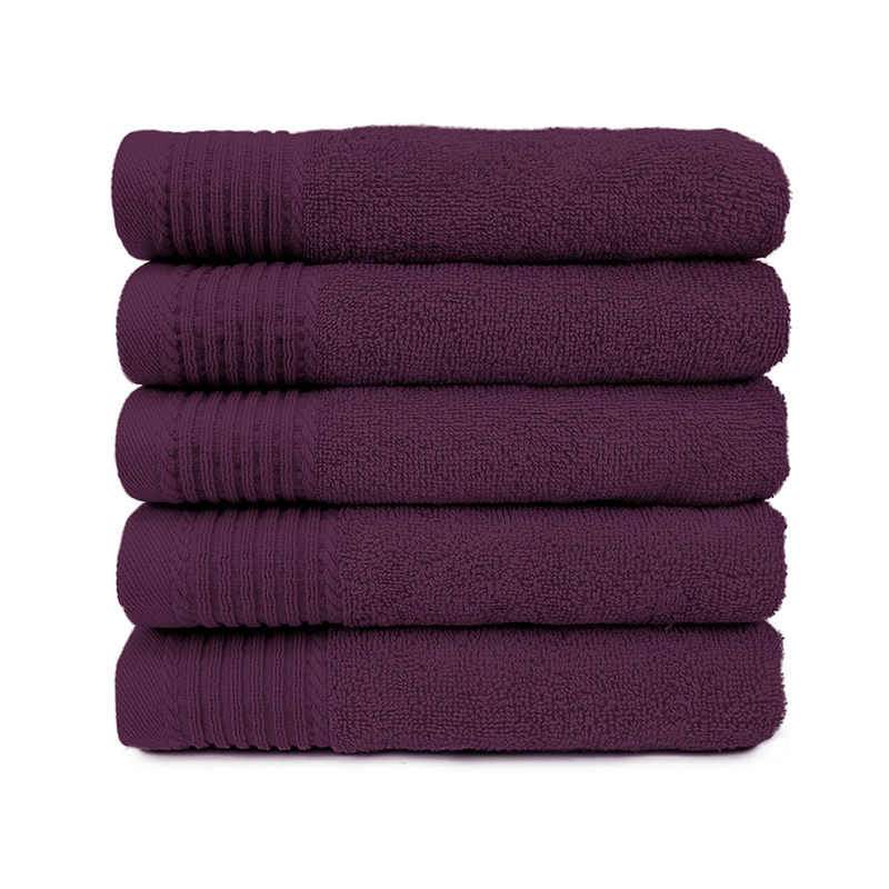 The One Towelling The One Badhanddoek Deluxe 70x140 550 gram Plum (5 stuks)