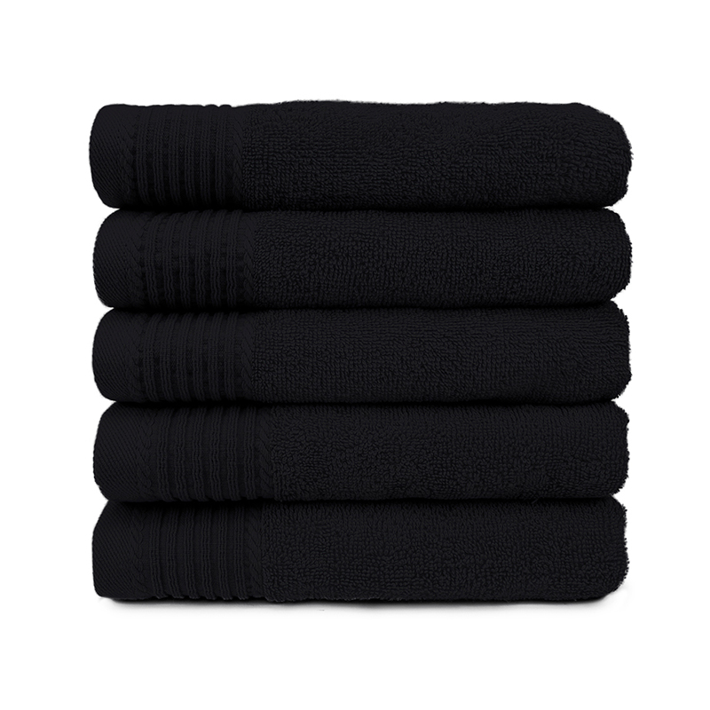 The One Towelling The One Handdoek Deluxe 50x100 550 gr Zwart (5 stuks)