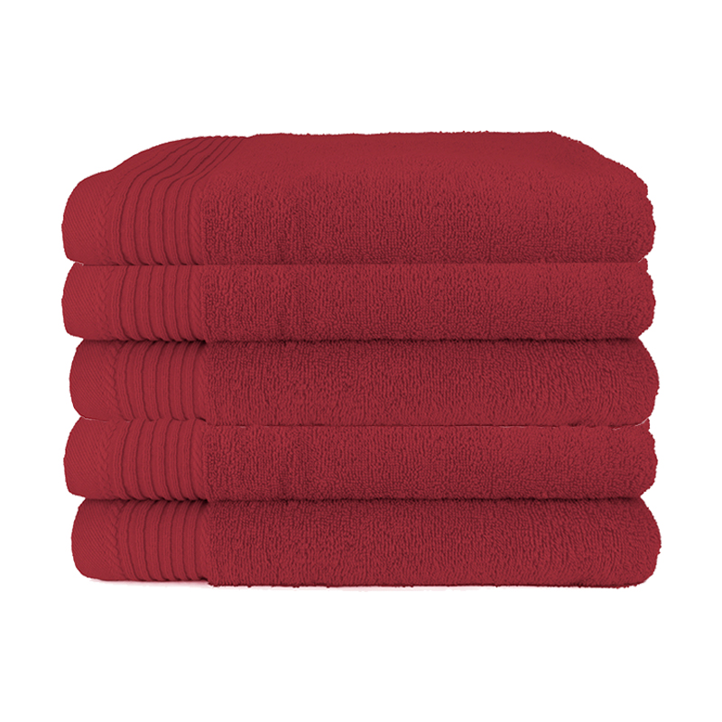 The One Towelling The One Badhanddoek Deluxe 70x140 550 gram Burgundy (5 stuks)